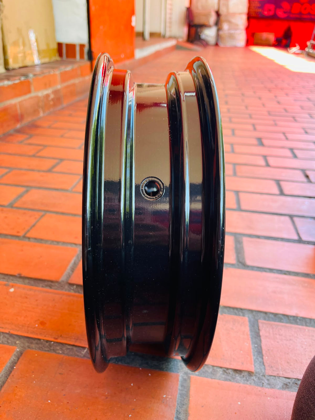 Rin Trasero de Aspas Negro Yamaha BWS 125 (4T / FI) - Rin 12