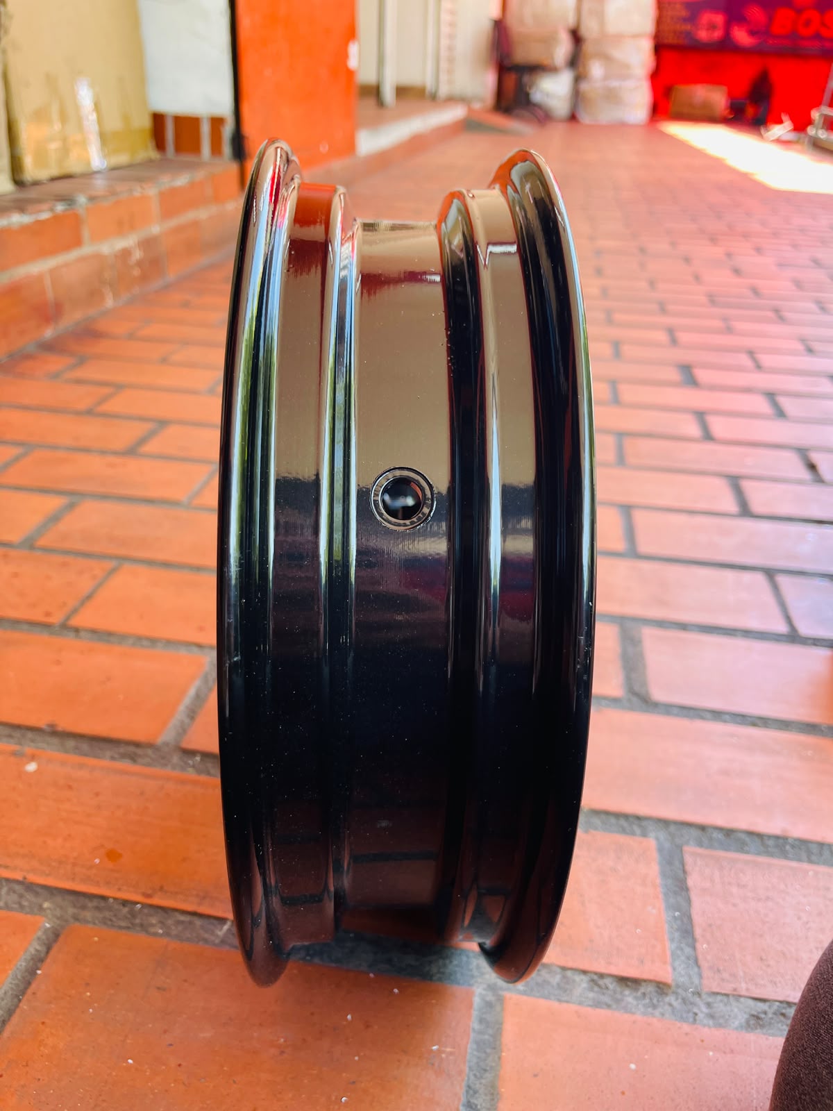 Rin Trasero de Aspas Negro Yamaha BWS 125 (4T / FI) - Rin 12