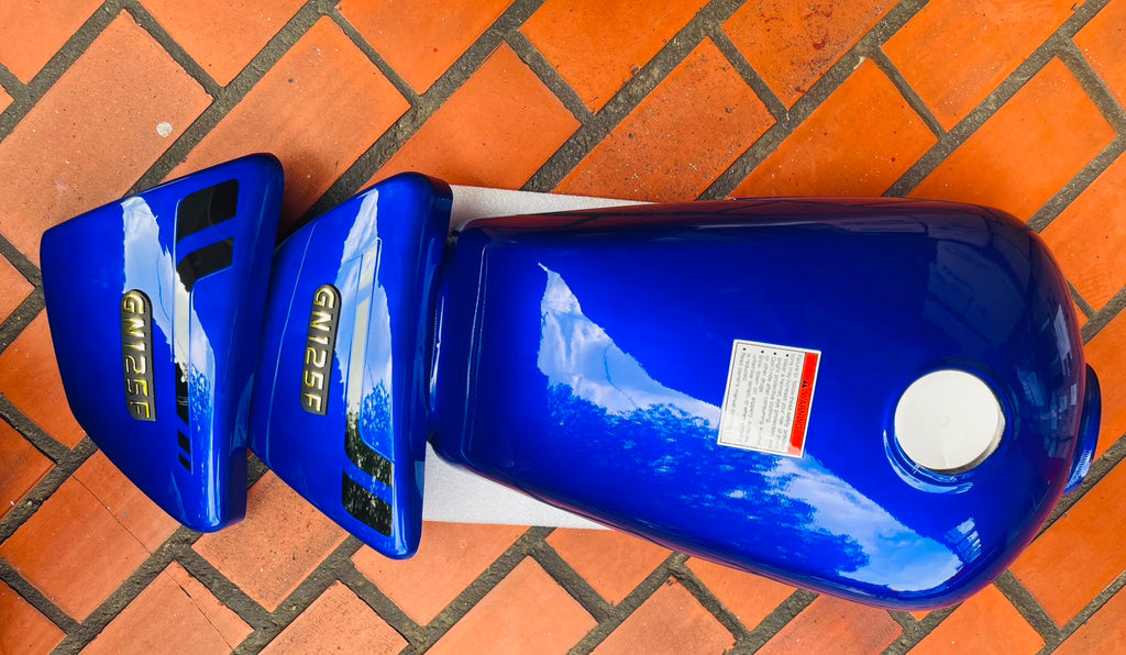 Tanque de Gasolina Suzuki GN 125 F - Azul (Con Calcomanías)