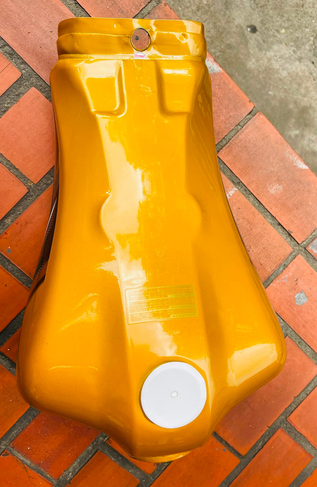 Tanque de Gasolina Yamaha DT 125 / DT 175 - Amarillo / Dorado