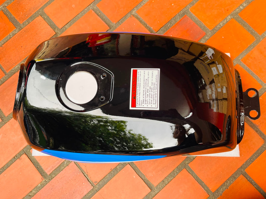 Tanque de Gasolina Bajaj Boxer CT 100 - Negro / Azul (Marca DFG)