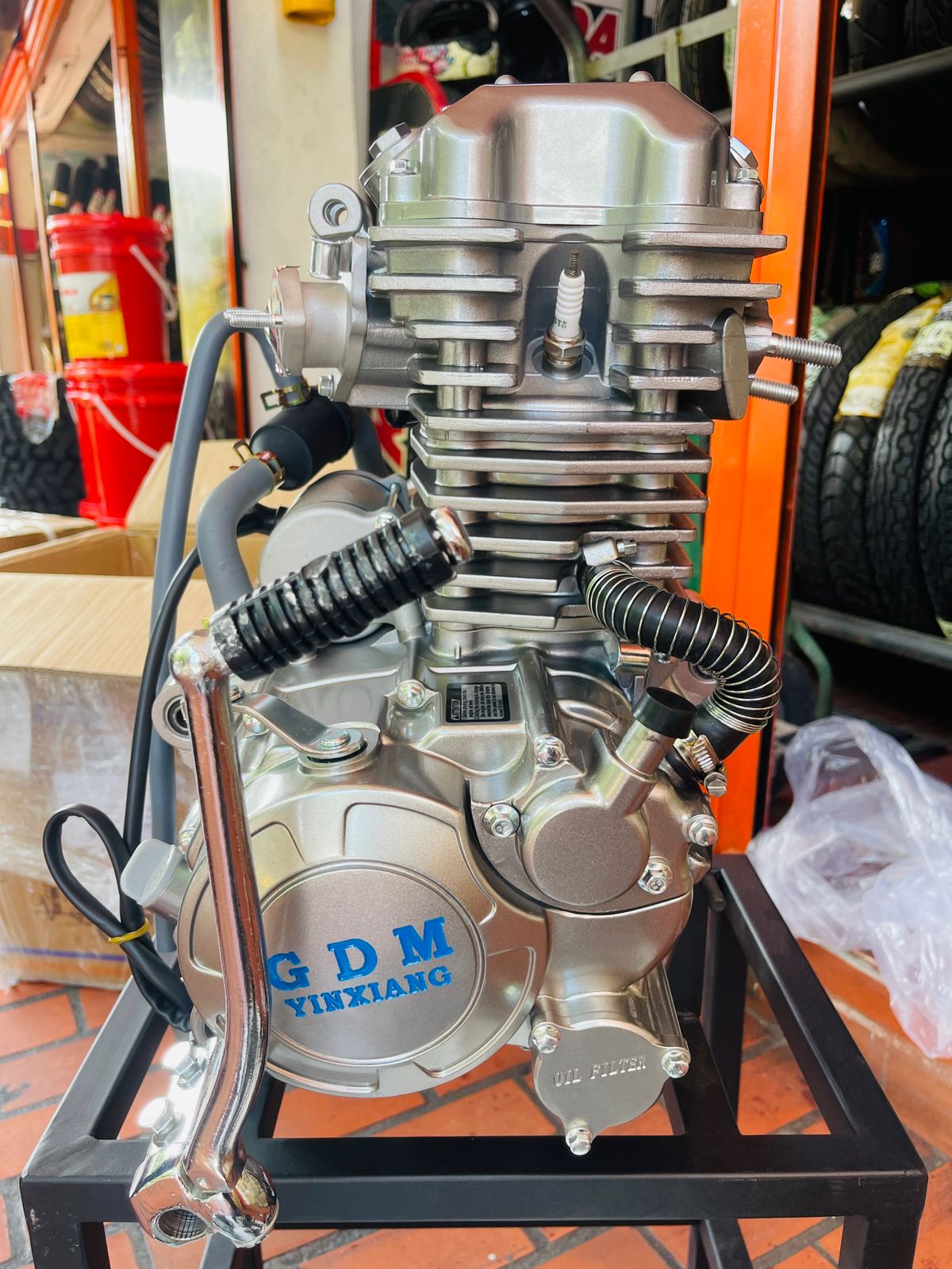 Motor Completo 300cc Refrigerado por Agua para Motocarro / Carguero (Marca GDM Yinxiang)