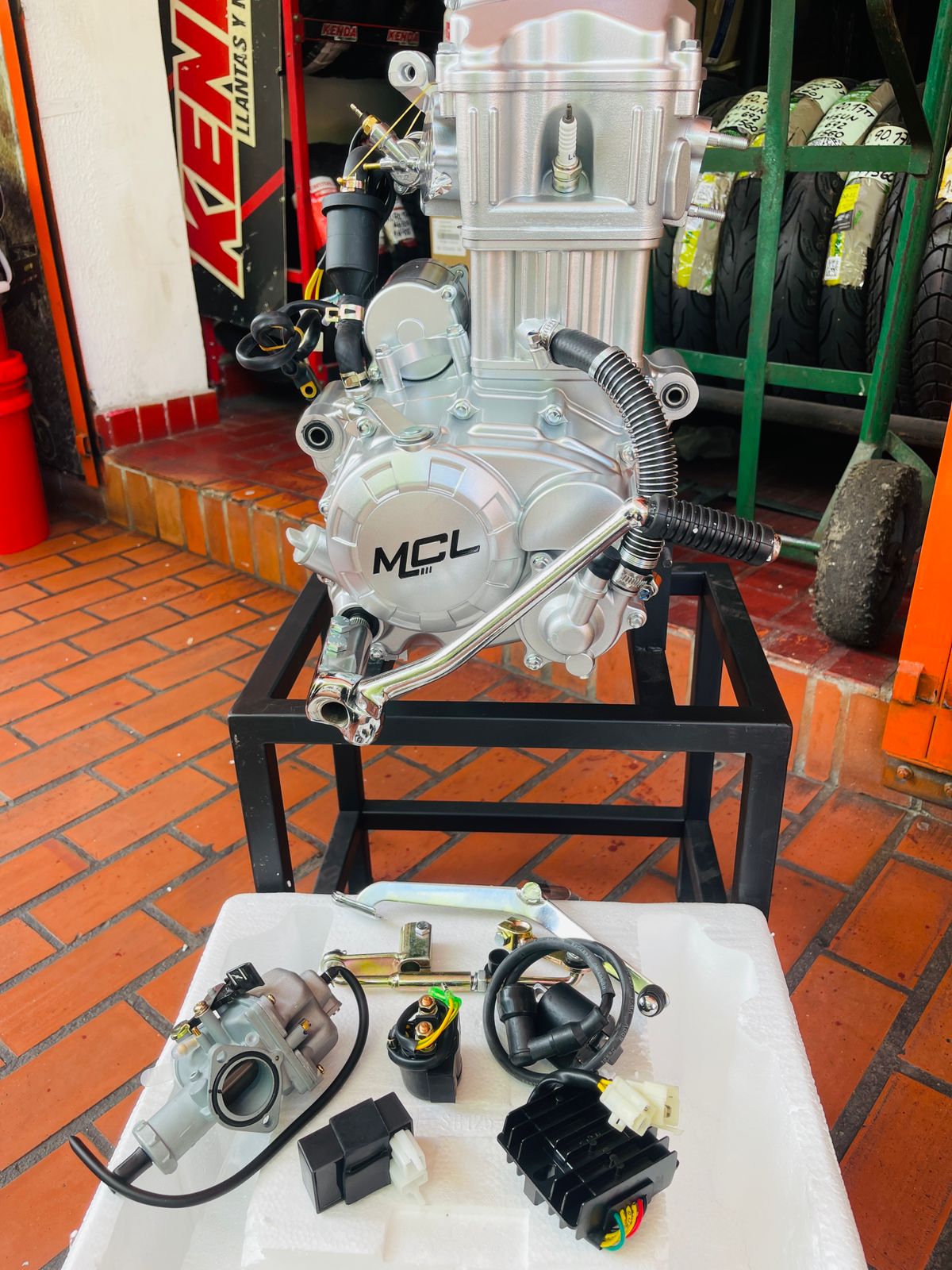 Motor Completo 250cc Refrigerado por Agua para Motocarro / Carguero (Marca MCL)