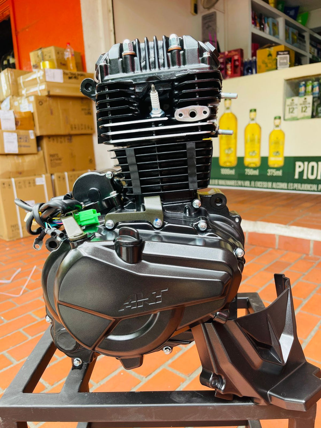 Motor Completo Original AKT 200 (TT 200 / TTR 200)