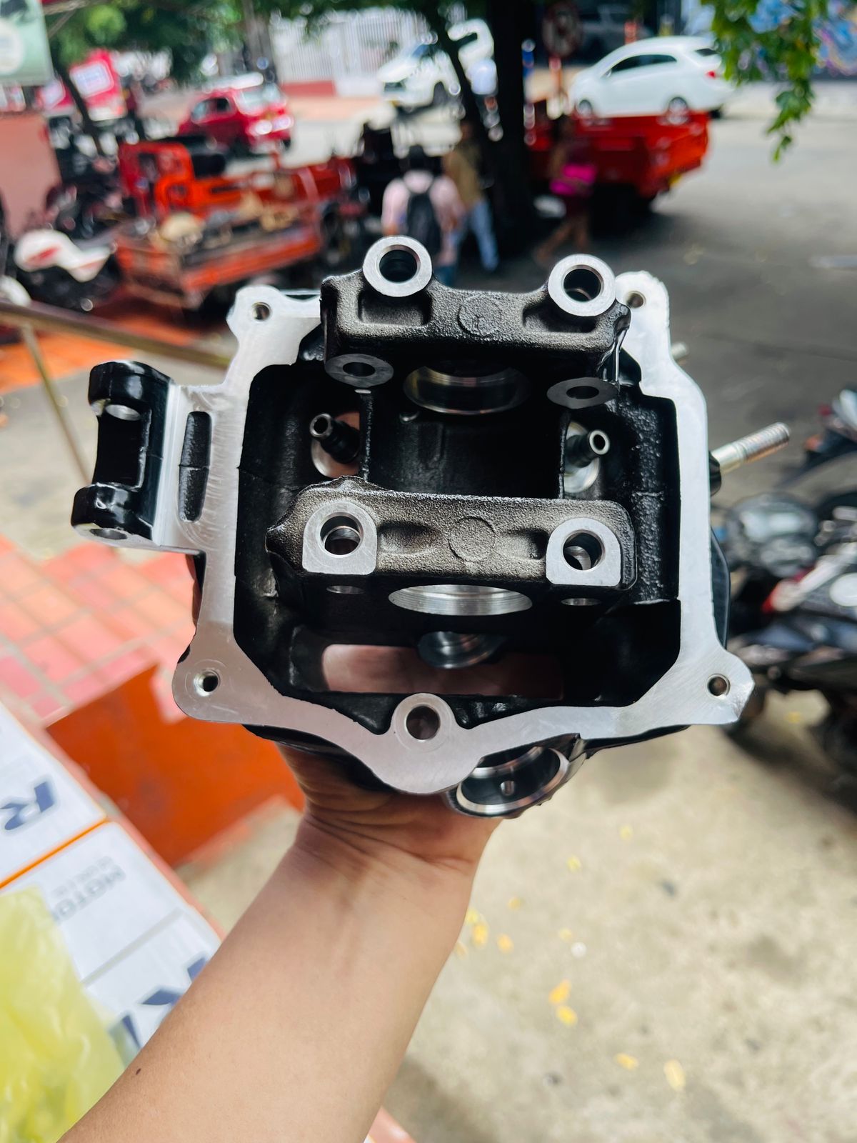 Culata de Motor Original para Bajaj Pulsar 135 LS (4 Válvulas) - Código 36JD0044
