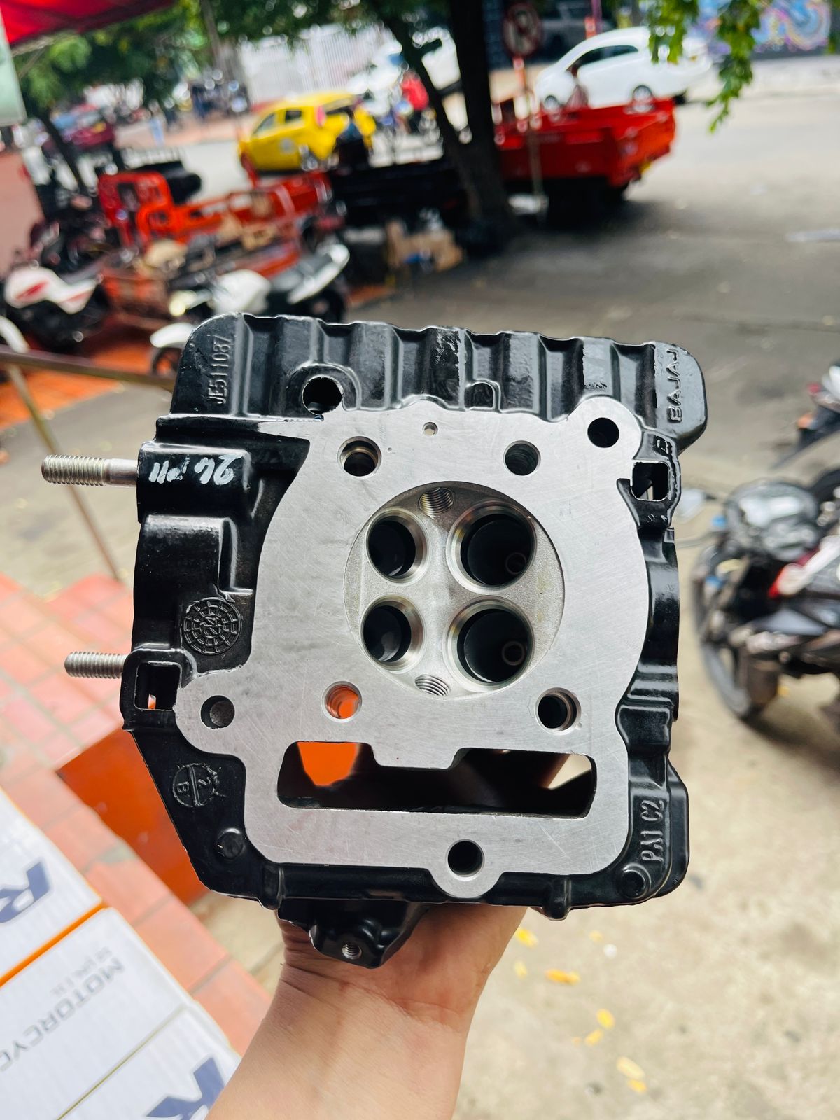 Culata de Motor Original para Bajaj Pulsar NS 160 - Código 36JF0134