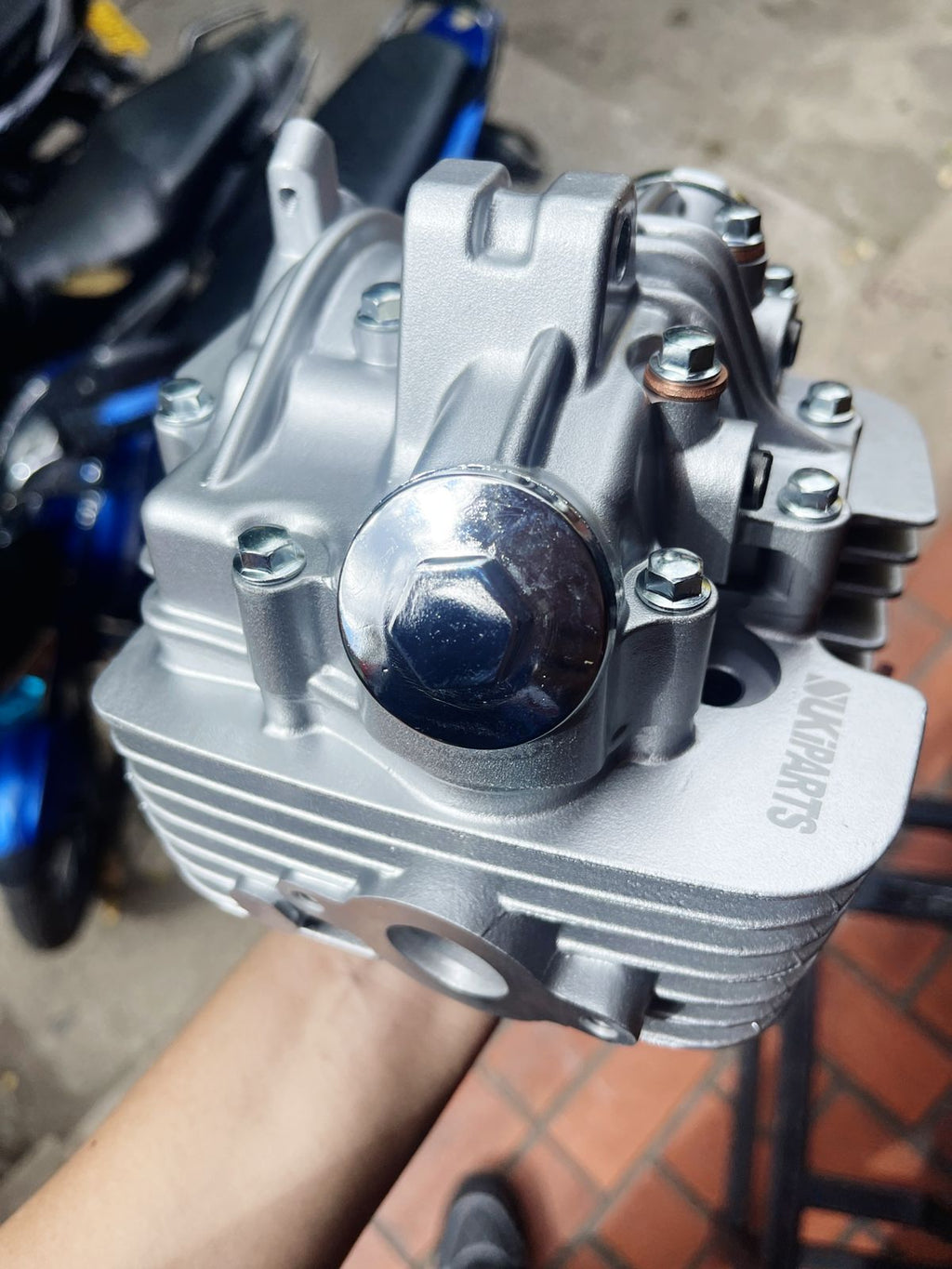 Culata de Motor Completa para Suzuki GN 125 / GS 125 - Marca Sukiparts