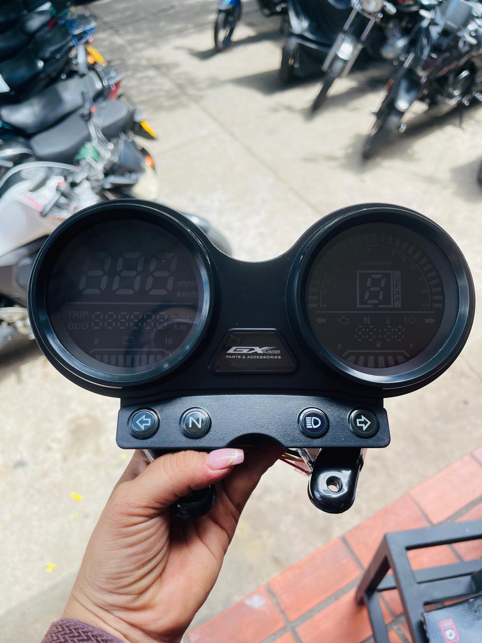Velocímetro Digital Doble Reloj para Yamaha YBR 125