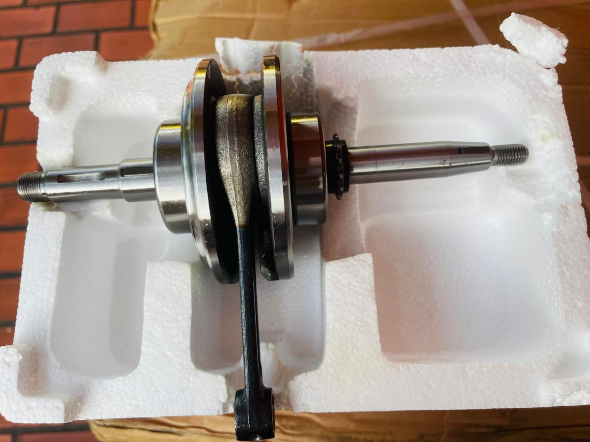 Cigüeñal Completo con Biela y Piñón de Distribución Tipo Original para Bajaj Boxer CT 100 / Platina 100 / Discover 100