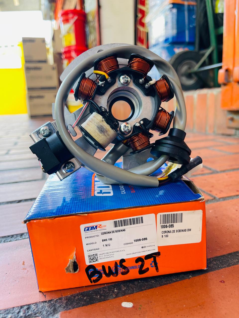Stator de Bobinas / Corona de Bobinas Tipo Original GDM Racing para Yamaha BWS 100 (2 Tiempos)