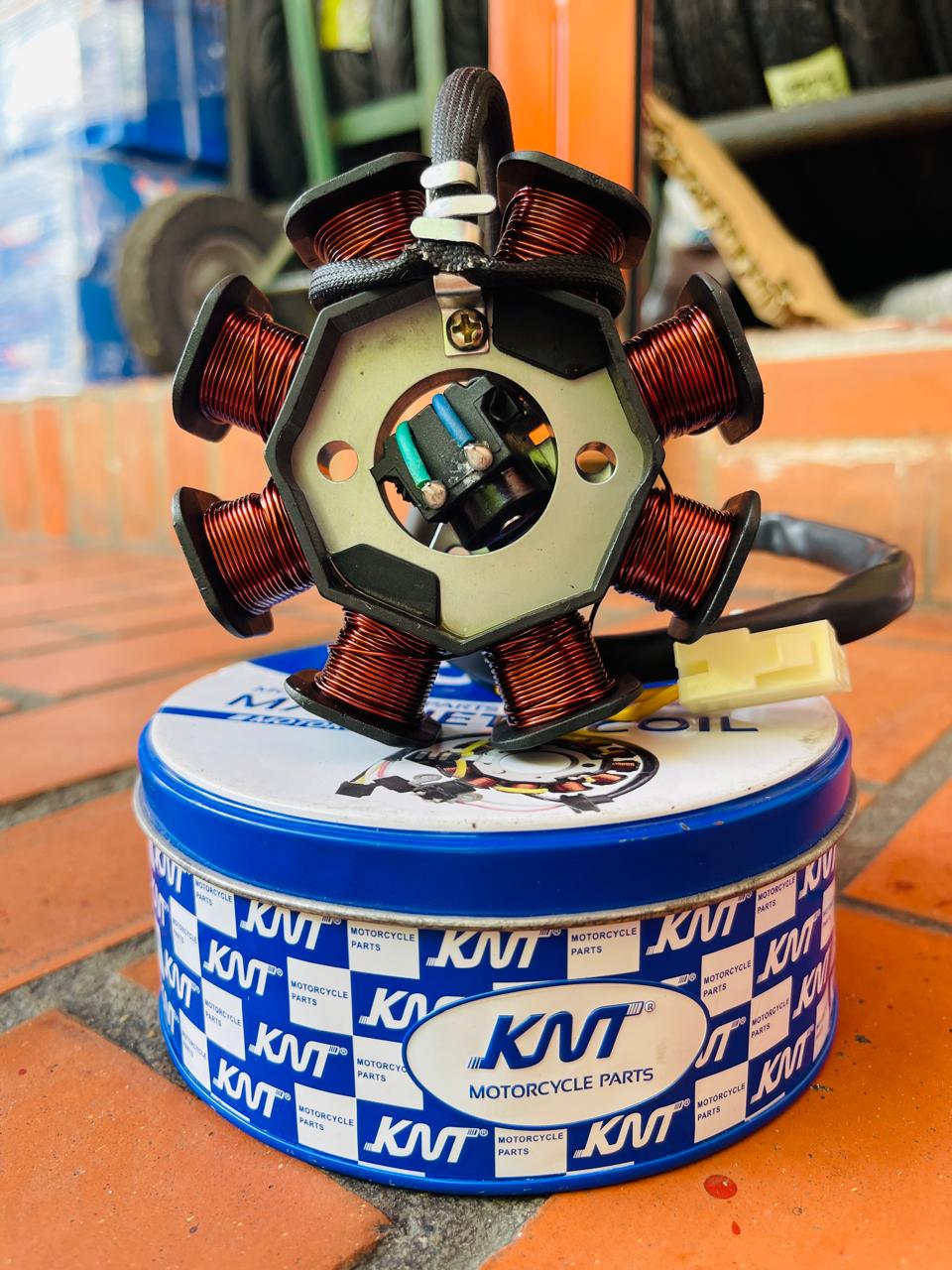 STATOR DE BOBINAS / EMBOBINADO TIPO ORIGINAL KNT PARA SUZUKI AX4 110 / GD 110