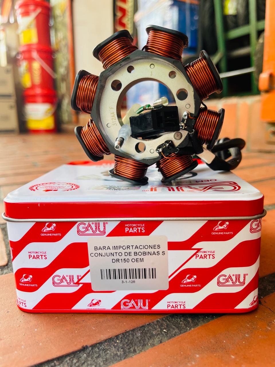 STATOR DE BOBINAS / CONJUNTO DE BOBINAS TIPO ORIGINAL GAJU PARA SUZUKI DR 150