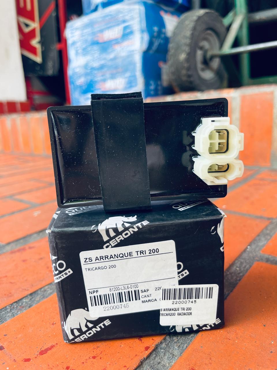 CDI / MÓDULO DE ENCENDIDO ORIGINAL PARA CERONTE TRICARGO 200 (RADIADOR)